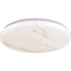 InLight Πλαφονιέρα οροφής LED 27W 4cct από λευκό ακρυλικό D:40cm (42050-B-Λευκό)