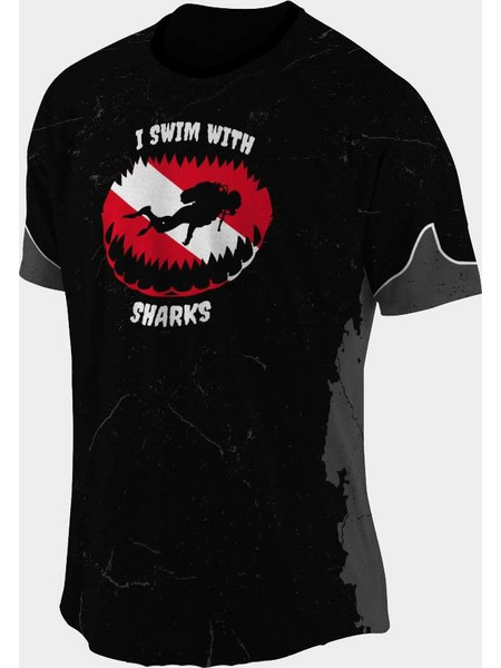 Athlon Κοντομάνικο Καταδυτικό - I Swim with Sharks