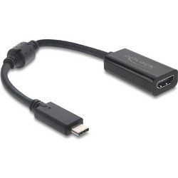 DELOCK αντάπτορας USB-C σε HDMI 61085, 8K/60Hz, μαύρος