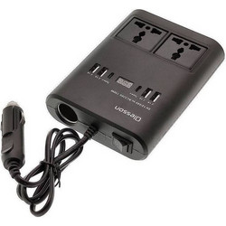 Μετασχηματιστής - Power Inverter αυτοκινήτου - 150W - 12VDC to 220VAC - 4xUSB - CD350562 - 505523