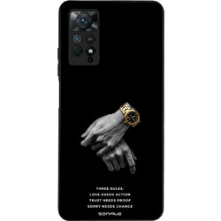 Sonique Men's Edition Θήκη με Σχέδιο «Three Rules» (Xiaomi Redmi Note 11 Pro 4G/5G / Redmi Note 12 Pro 4G)