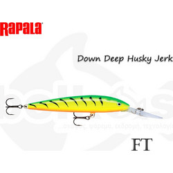 Rapala Down Deep Husky Jerk Τεχνητό Δόλωμα Ψαράκι Συρτής 14cm 23gr FT