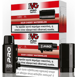 IVG Pro Refill Sour Cherry Watermelon 20mg 2ml 10ml