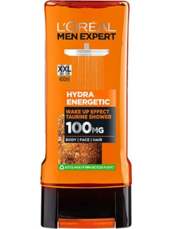 L'Oreal Paris Hydra Energetic Ανδρικό Αφρόλουτρο σε Gel 400ml