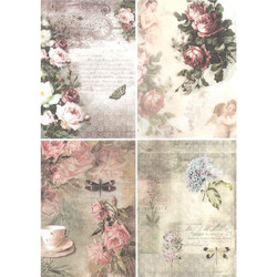 Ριζόχαρτο Decoupage A4 Roses R1158