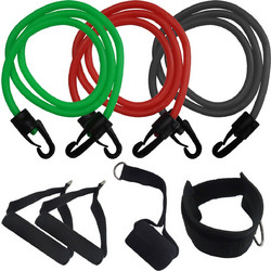Three Piece Resistance elastic Band Set Multi Workout G530