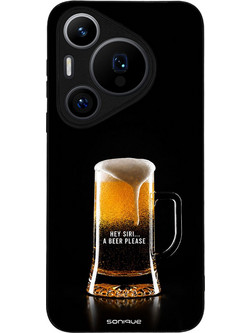 Sonique Men's Edition Back Cover One Beer, Please (Huawei Pura 70 Pro)