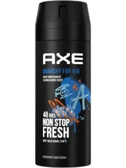 AXE Anarchy For Him Ανδρικό Αποσμητικό Spray 48h Χωρίς Αλουμίνιο 150ml