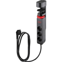Πολύπριζο Usb Olympia Table Edge Power Strip Ioio Sl 3000 Black