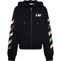 Off-White Industrial Arrow Regular Ανδρική Ζακέτα Μαύρη 44MBE02EF26F001001 001