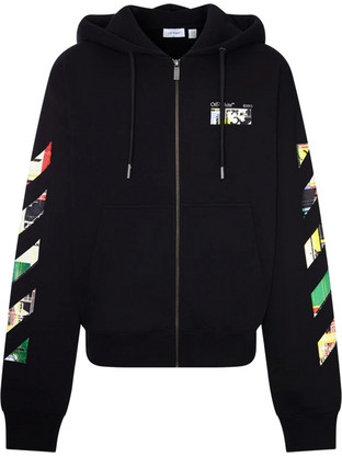 Off-White Industrial Arrow Regular Ανδρική Ζακέτα Μαύρη 44MBE02EF26F001001 001