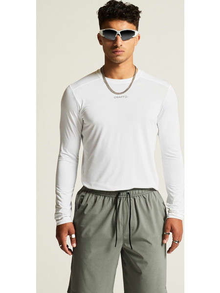 CRAFT Μπλούζα ADV ESSENCE LS TEE 2 M WHITE άνδρες