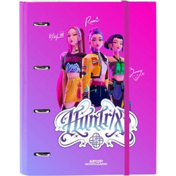 K-Pop Demon Hunters - Huntrix 4-Ring Φάκελος με 5 Χωρίσματα