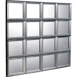 Καθρέπτης Τοίχου Jolie 3000100 80x3x80cm Clear Mirrors & More Mdf