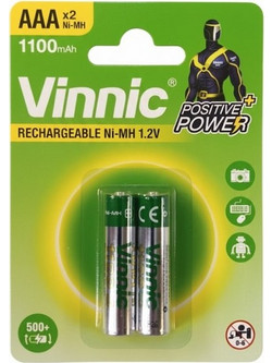 Μπαταρία Επαναφορτιζόμενη AAA R03 1100mAh