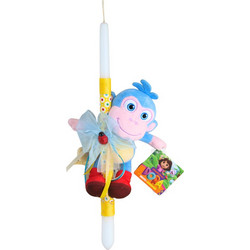 Spin Master Λαμπάδα Boots Μπότας η Μαϊμού Dora the Explorer Λούτρινο 20cm