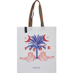 Τσάντα Bolsa Ώμου 265 (38X47) White-Multi Kentia