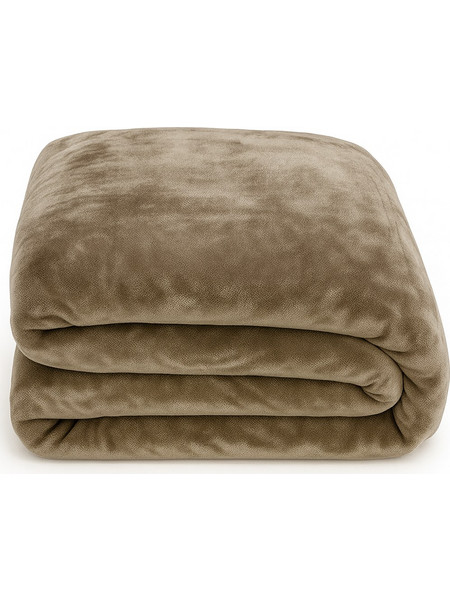 Κουβέρτα Υπέρδιπλη 220x240 Cosmin Velvet Brown