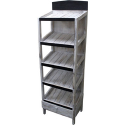 Bath Bomb 5 Shelf Display - Whitewash