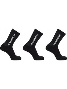 ΚΑΛΤΣΕΣ SALOMON Sportstyle Everyday Crew 3-Pack Black / Black / Black