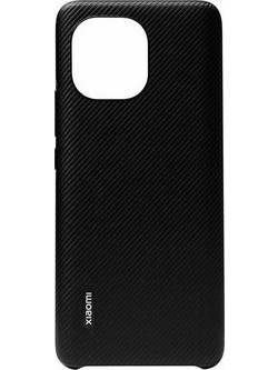 Xiaomi Mi 11 Case Leather Carbon Black EU BHR4981GL