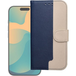 Θήκη Flip για iPhone 17 Pro Split Book Navy and Cream