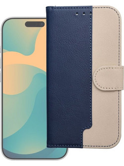 Θήκη Flip για iPhone 17 Pro Split Book Navy and Cream