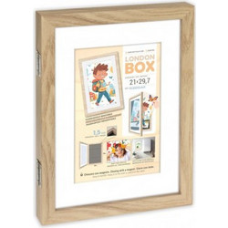 ZEP London Box Natural MRN82 Wood Frame, inner 14x21.5cm