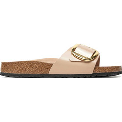 Birkenstock Madrid Big Buckle Δερμάτινα Γυναικεία Σανδάλια Ανατομικά Nude 10264960