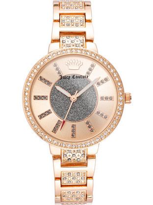 Juicy Couture Γυναικείο Ρολόι με Ροζ Χρυσό Μεταλλικό Μπρασελέ JC/1312RGRG