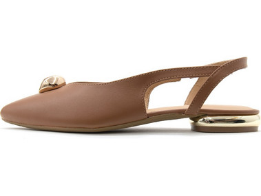 MUHURU LEATHER SLINGBACK BALLERINAS WOMEN GIOSEPPO
