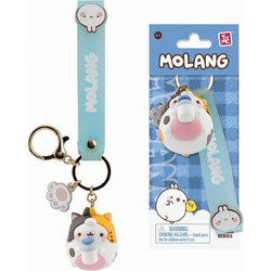 Molang: Animal Costume Series - Cat Molang Μπρελόκ με Βραχιόλι
