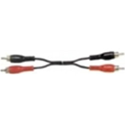 CR-130 Μαύρο Καλώδιο 2RCA Αρσενικό σε 2RCA Αρσενικό 3m