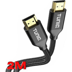 Καλώδιο HDMI TUNIQ Premium 4K - 200cm - Μαύρο (8719273164358)