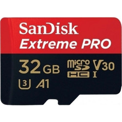 Sandisk Extreme Pro microSDHC 32GB Class 10 U3 V30 UHS-I A1 100MB/s