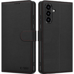 Tech-Protect Wallet Black / Red (Samsung Galaxy A57 5G)