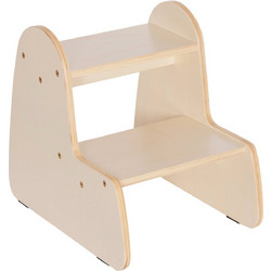 ΠΑΙΔΙΚΗ ΣΚΑΛΑ/ΣΚΑΜΠΟ RICKI HM18340.01 MDF & ΚΟΝΤΡΑΠΛΑΚΕ ΦΥΣΙΚΟ 33x43.5x40.5Υεκ (1 τεμ.)
