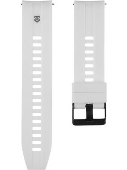 Tactical Quick Release Silicone Band 24mm Λουράκι Smartwatch White 57983130362