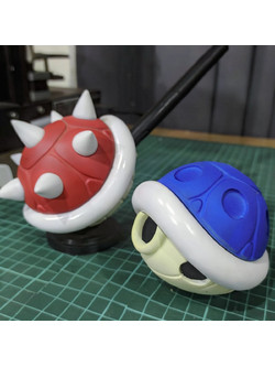 Φιγούρα Super Basic Spiny Shell Mario Bross Pen Holder 3D εκτυπωμένη