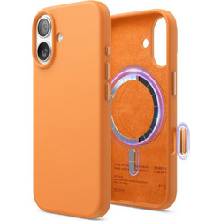 Θήκη iPhone 17 Elago Magnetic Silicone Case Premium Σιλικόνης με MagSafe - Orange (ES17MSSC61-OR)