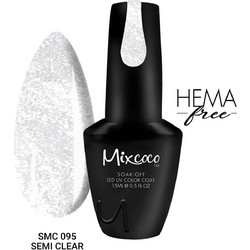 Mixcoco SMC 095 Glitter Ημιμόνιμο Βερνίκι Νυχιών 15ml