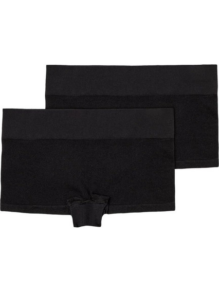 Σετ εσώρουχα rib κορίτσι LMTD Hipster 2-Pack-Black