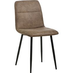 Varossi Καρέκλα Paolina special μόκα 42 x 53 x 87 (300-406)
