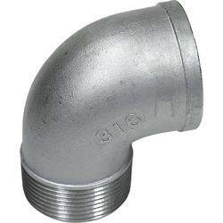 Inox Γώνια 90 Αρσενικό-Θηλυκό 3" 316