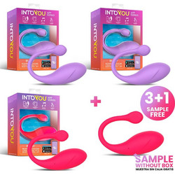 Pack 3+1 Bulby Egg Vibrator with APP