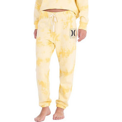 Hurley Γυναικείο Παντελόνι Φόρμας Fleece με Λάστιχο Κίτρινο 3HP2790298-YLMUL