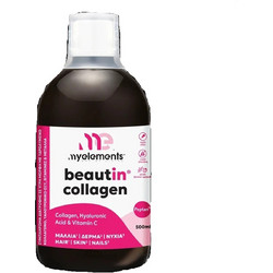 My Elements Beautin Collagen Φράουλα Βανίλια με Υαλουρονικό Οξύ Βιταμίνη C & Μαγνήσιο 500ml