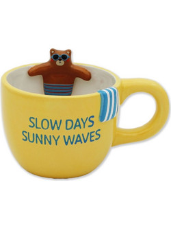 Winkee - Pool Buddies Chilling Bear Mug