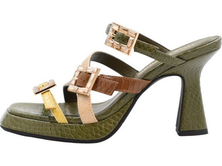 ΓΥΝΑΙΚΕΙΟ MULE ΧΑΚΙ/ΠΟΛΥΧΡΩΜΟ NOA HARMON 9915-M33 MULTI KHAKI