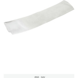 GloboStar(R) 79969-1 Θερμοσυστελλόμενο - Μακαρόνι Φ30mm/15mm - Τεμάχιο Μήκους 20cm Στεγανοποίησης για Όλες τις Neon Flex LED DC 24V & DC 230V Αδιάβροχο IP65 Μ20 x Π5 x Υ0.35cm - Διάφανο